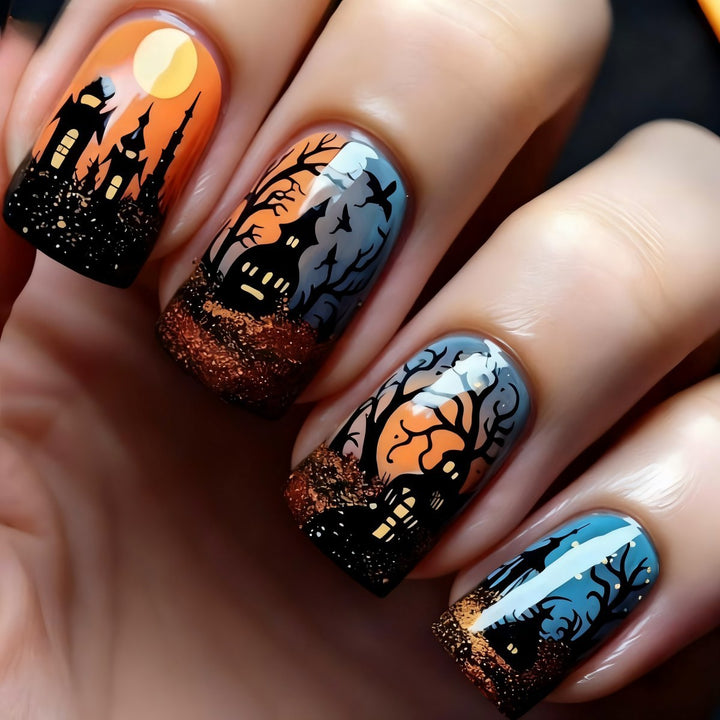 Halloween Kunstnagel-Set Karnz