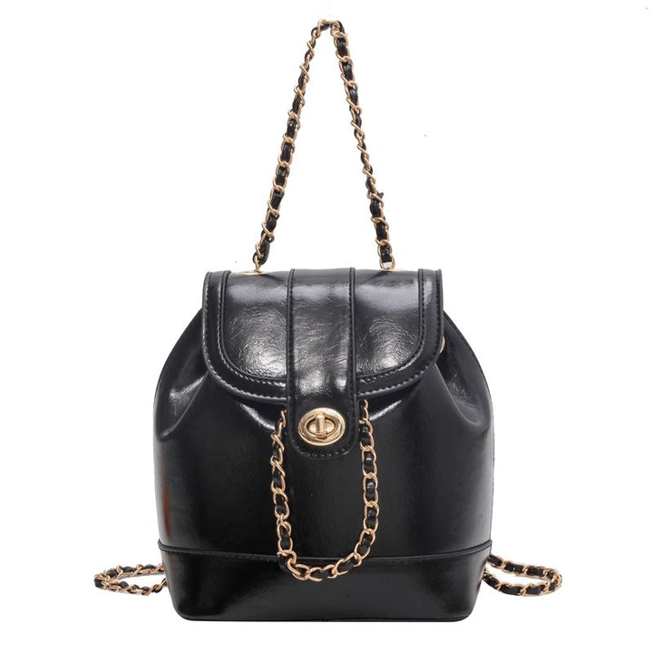 Chic Ketten-akzentierte Bucket-Handtasche Karnz