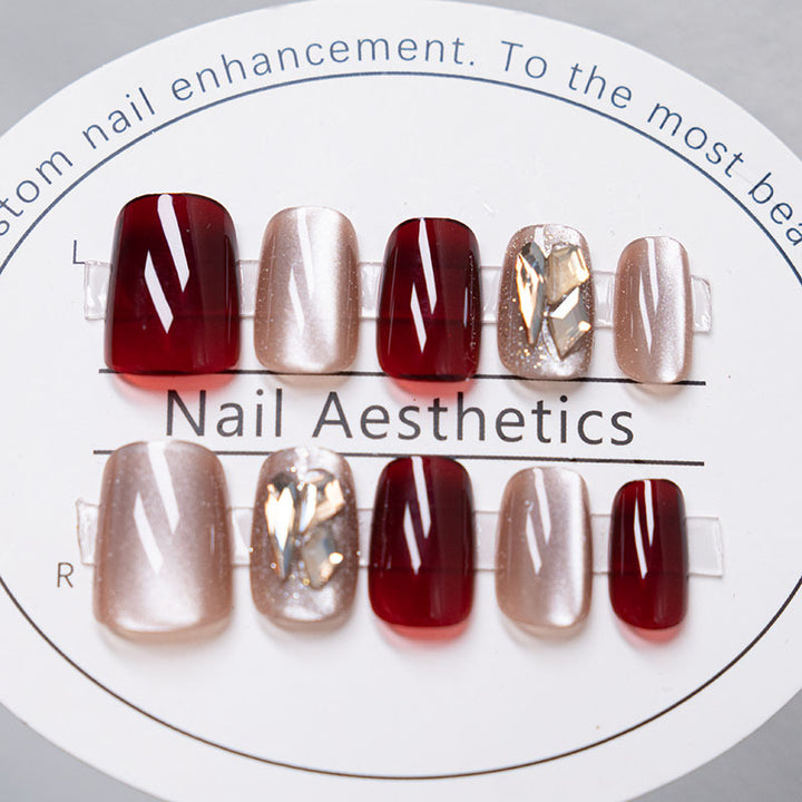 Elegantes Press-On-Nägel Set