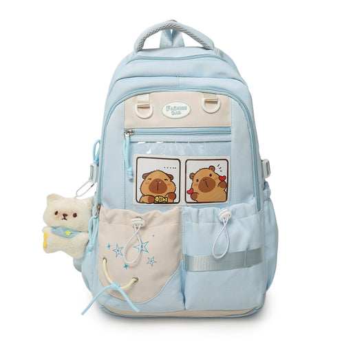 Cartoon-Charakter Druck Schulrucksack Karnz