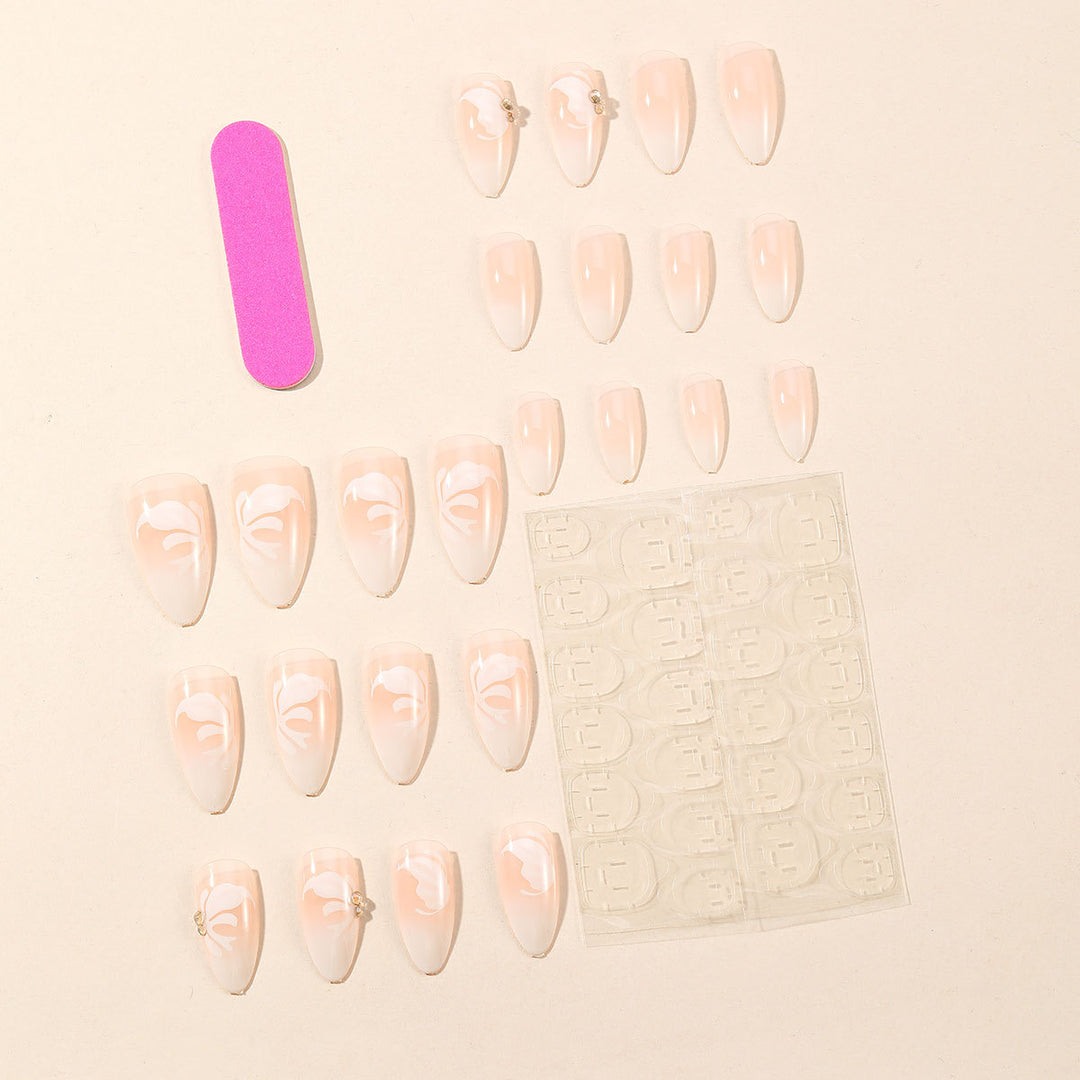 Elegante 3D Acryl Nagelkunst Karnz