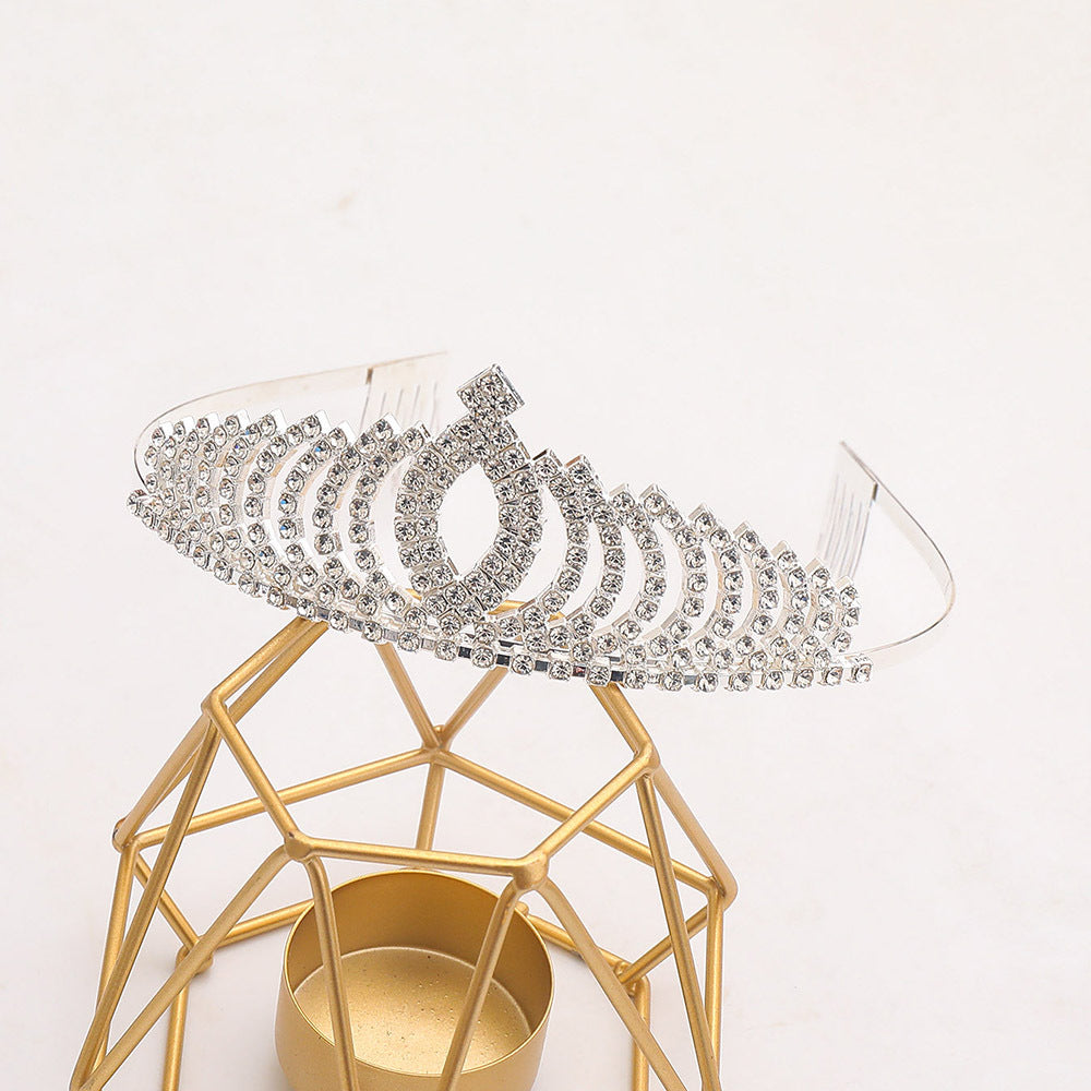 Damen Elegante Kristalltonto Karnz