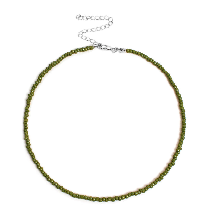 Buntes Perlen-Choker-Halsband Karnz