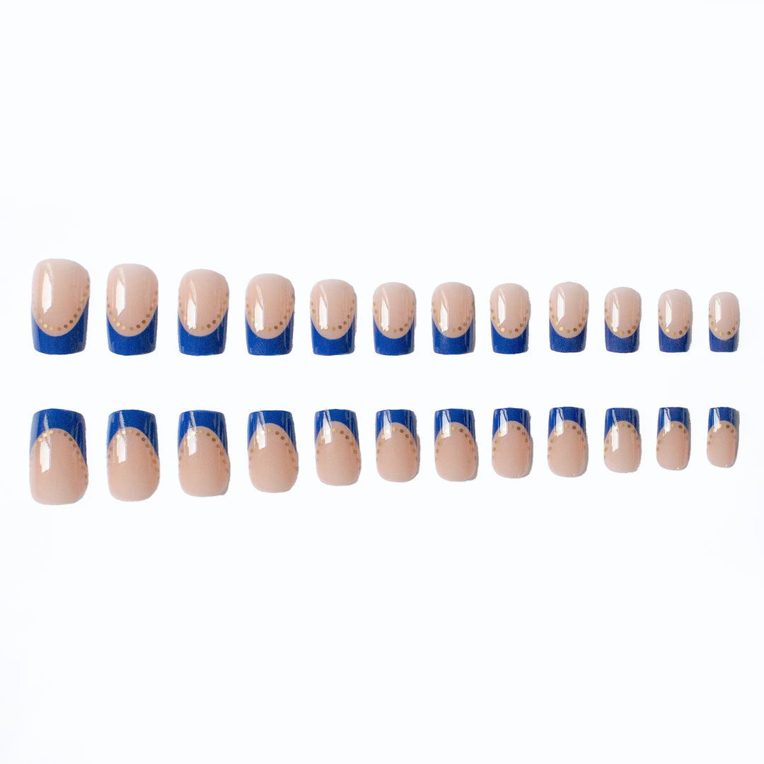 Elegantes French Tip Gel Nagel Kunst Kit