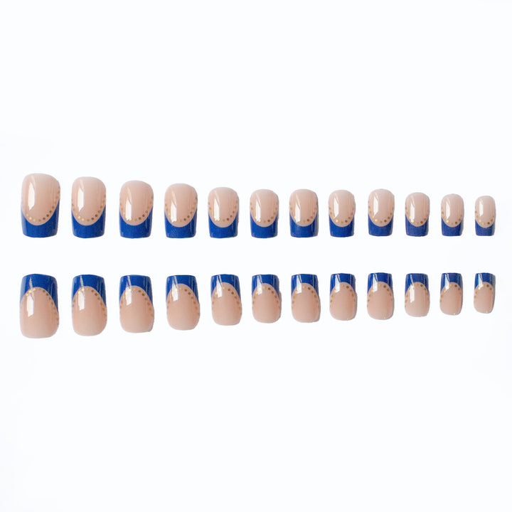 Elegantes French Tip Gel Nagel Kunst Kit