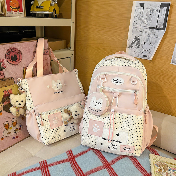 Lässiger Grafikdruck-Rucksack