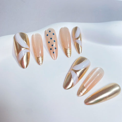 Elegantes Press-On-Nageldesign-Set 1790745450