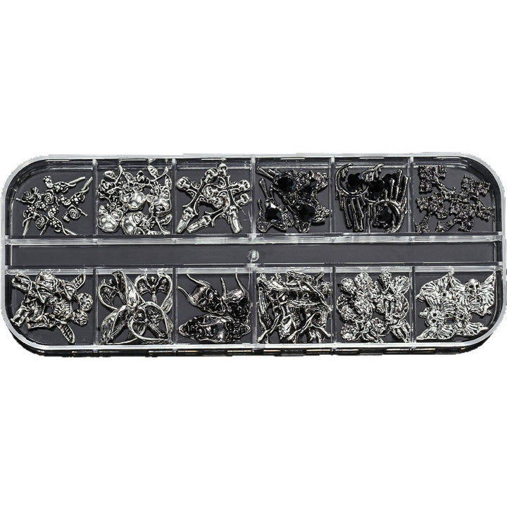 Dekorative Metall-Nagelkunst Charms