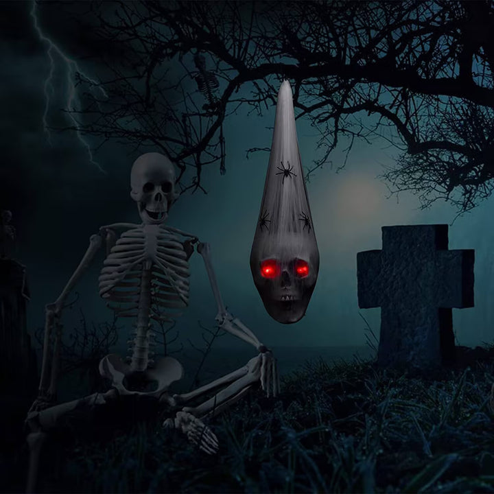 Hängende Gruselige Totenkopf-Dekoration