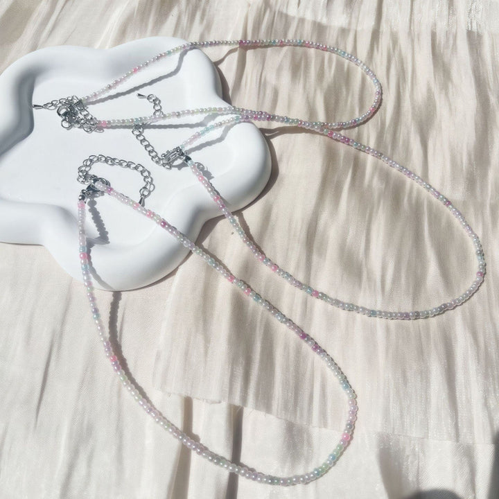 Handgefertigtes Perlen Choker Halsband Karnz