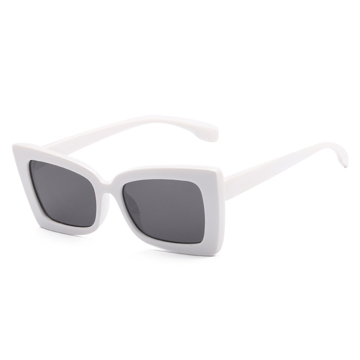 Damen modische Sonnenbrille mit breitem Rahmen und markantem Design Karnz