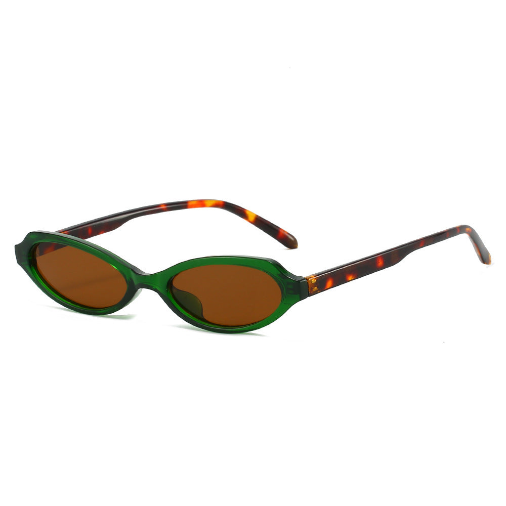 Modische ovale Rahmen-Sonnenbrille Karnz