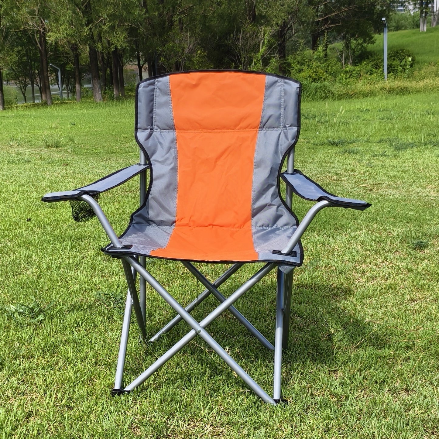 Damen Campingstuhl mit ergonomischer Rückenlehne Karnz