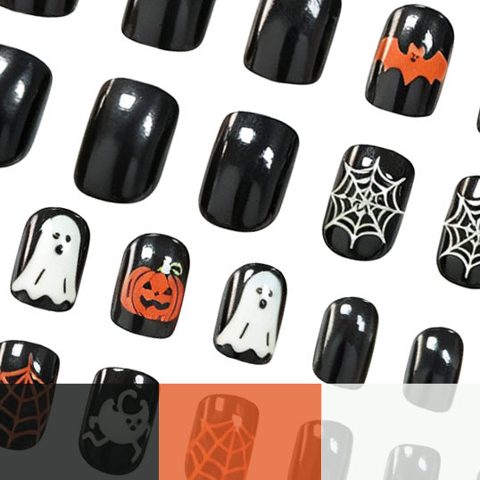 Kreative Halloween-Themen Acrylnägel Kunstverzierungen Karnz