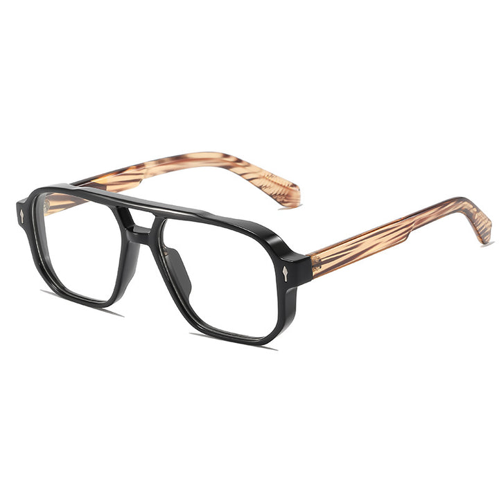 Geometrische Rahmen Sonnenbrille Karnz