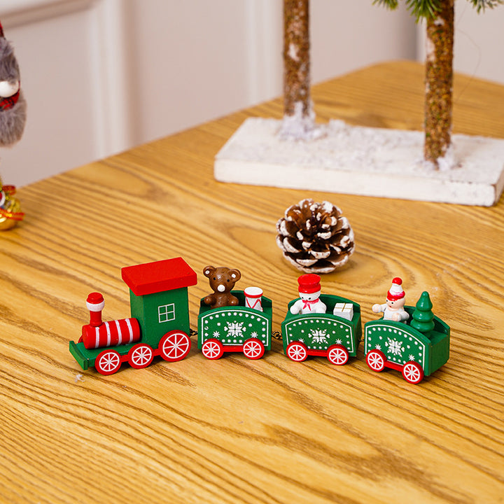 Dekoratives Weihnachtszug-Set Karnz