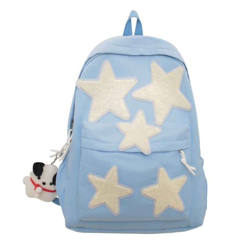 Stern-Stickerei Freizeit Rucksack Karnz