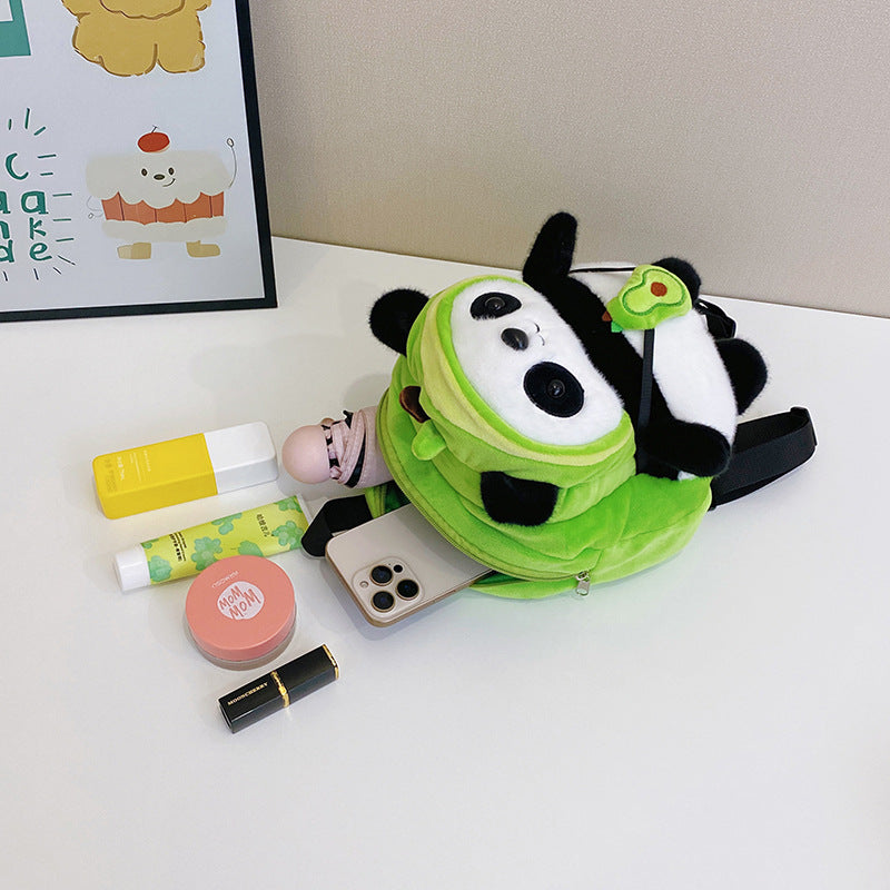Plüsch-Rucksack mit Panda-Design Karnz