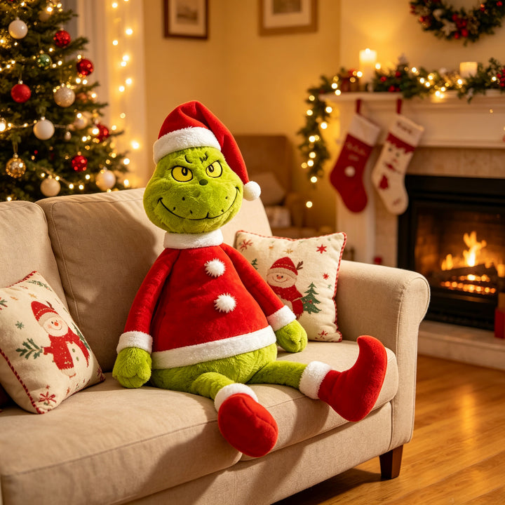 Plüschfigur Weihnachtsgrinch