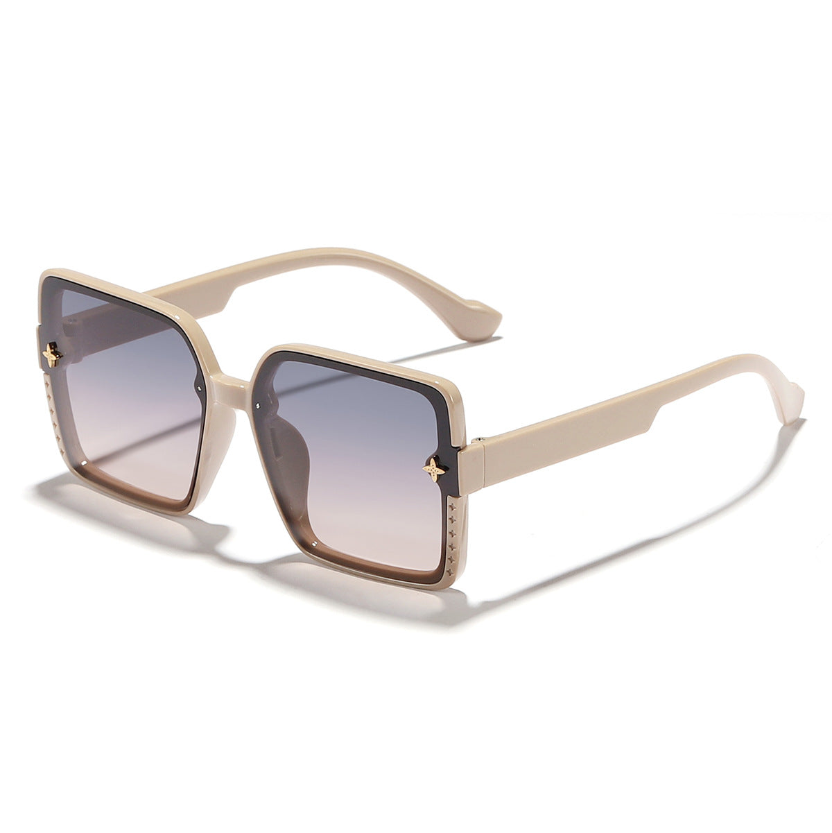 Damen quadratische Sonnenbrille mit hochwertigem Rahmendesign und UV-Schutz Karnz