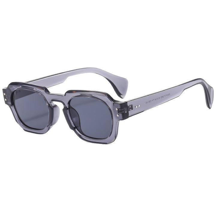 Damen Modische Sonnenbrille im einzigartigen achtkantigen Design Karnz