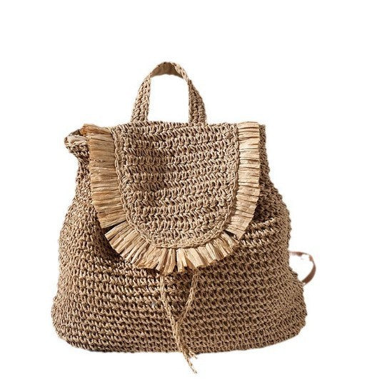 Damen Handgeknüpfte Freizeit-Rucksacktasche Karnz