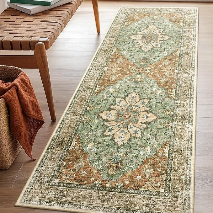 Vintage-inspirierter Läufer Teppich