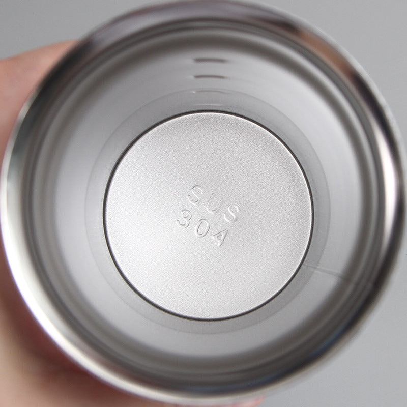Damen eleganter doppelwandiger Kaffeebecher mit rutschfestem Silikonboden Karnz