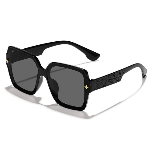 Damen stilvolle oversized Sonnenbrille mit modischem Rahmen Karnz