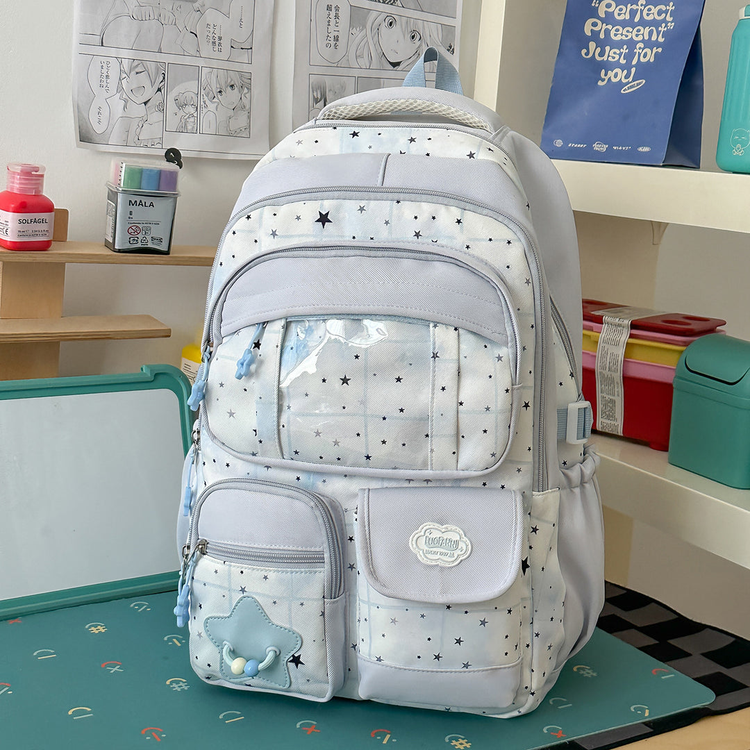 Süßer illustrierter Charakter-Rucksack Karnz