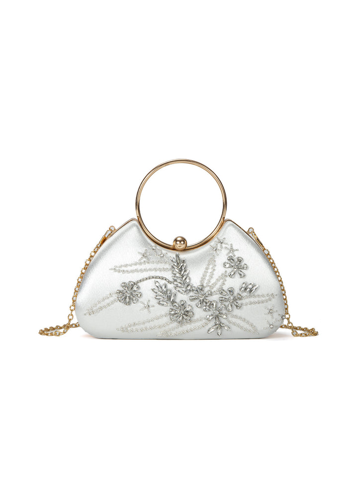 Bestickte Abend-Clutch