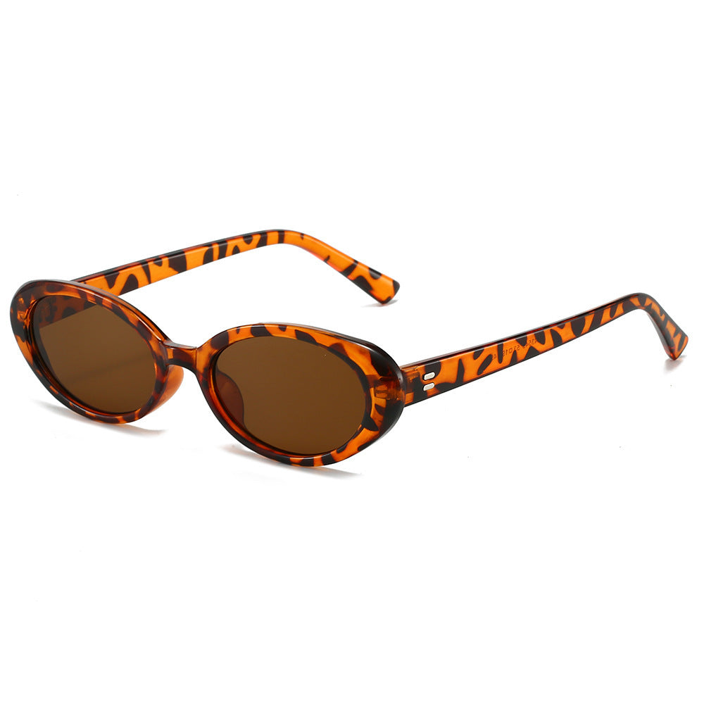 Klassische ovale Rahmen-Sonnenbrille Karnz