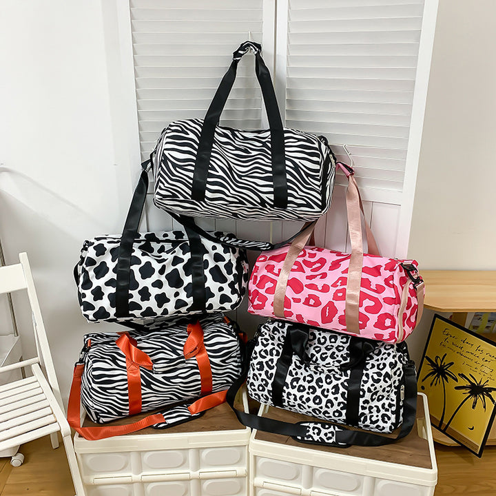 Modische Zebra Muster Sport Duffle Bag Karnz