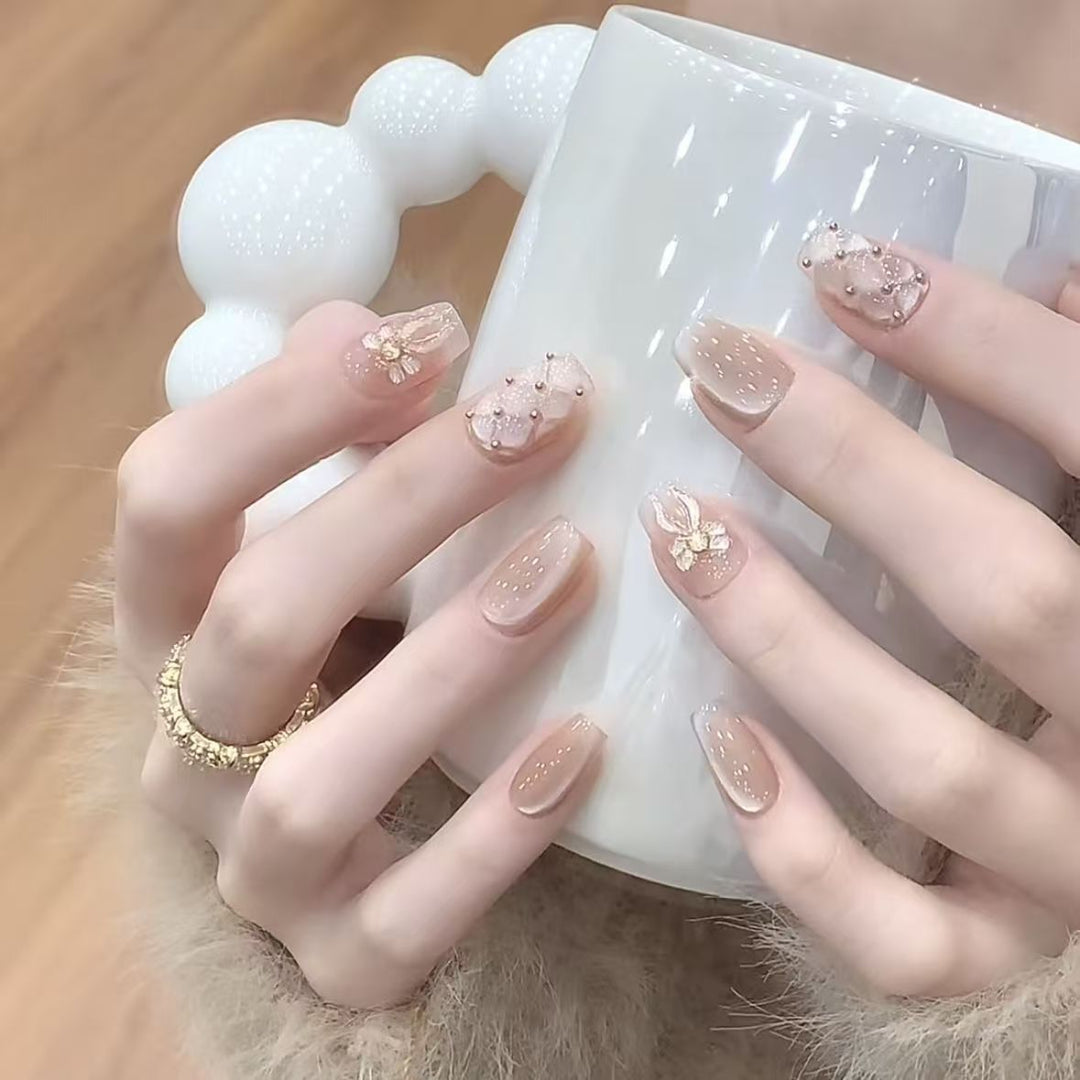 Blumen Nagelkunst Design