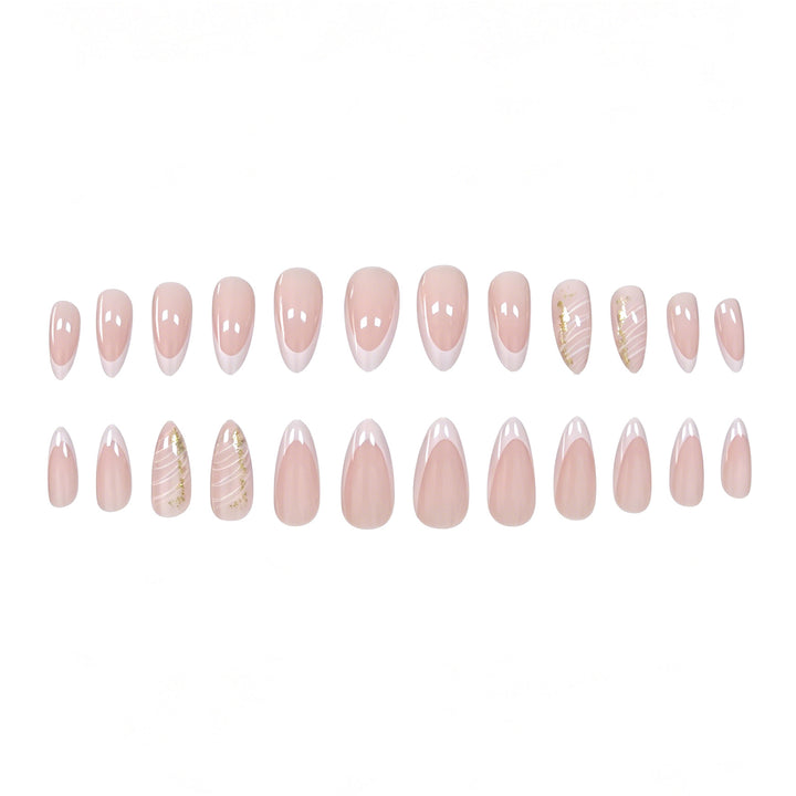 Elegante French Tip Gel-Nagelverstärkungen Karnz 1789915803