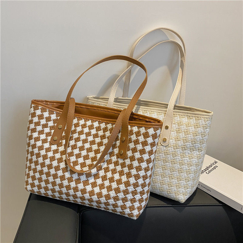 Woven Pattern Strandtasche Karnz