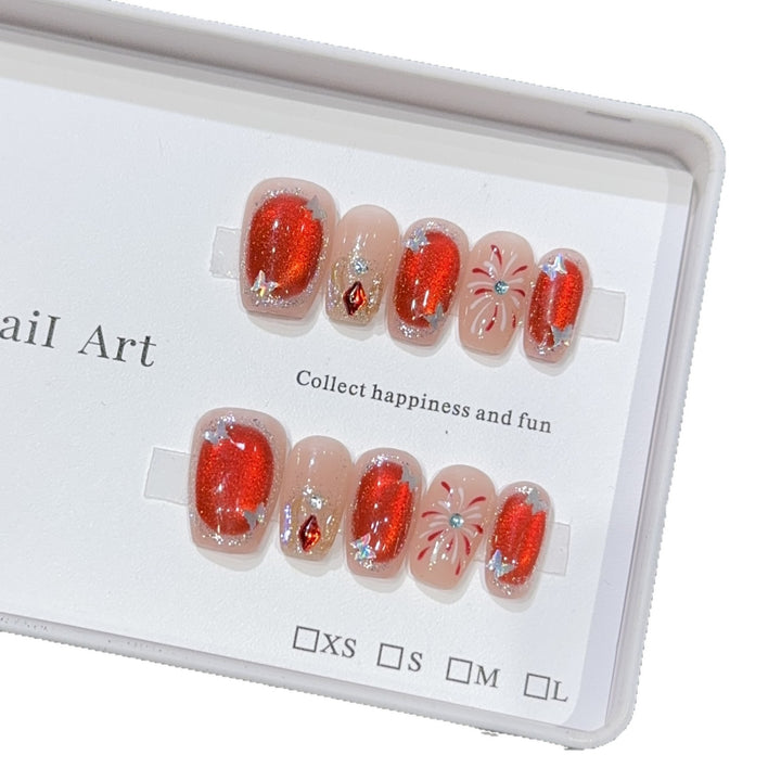 Glitzernde Kunstnägel Karnz