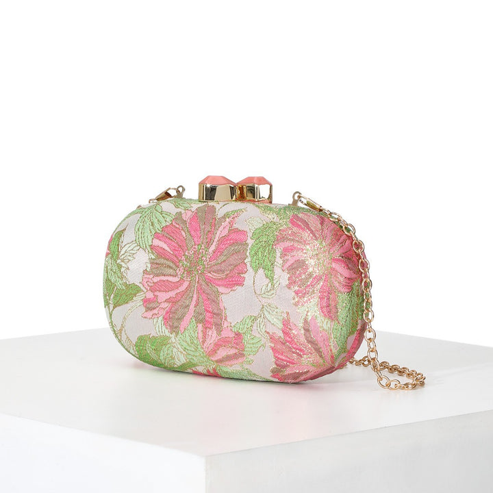 Florale Abend-Clutch