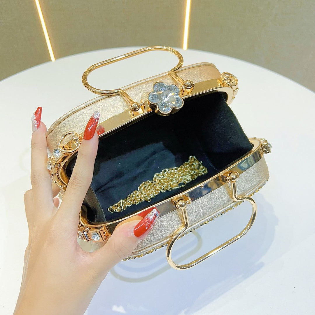 Elegante Perlen Abendtasche