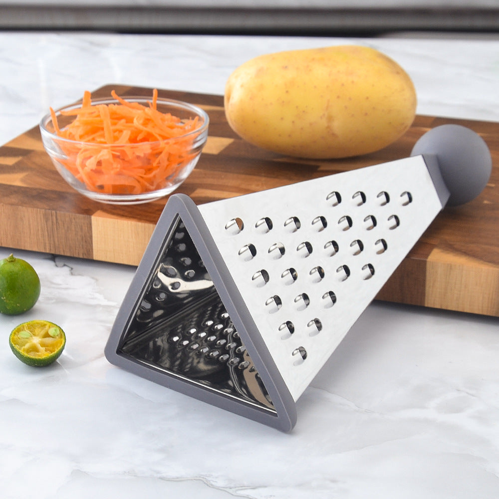 Vielseitige Edelstahlreibe mit Ergonomischem Griff Karnz