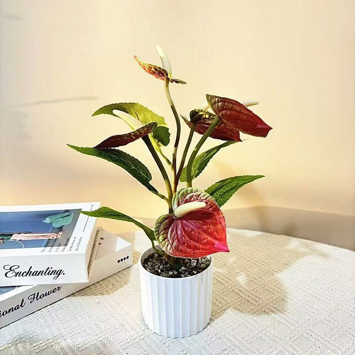Künstliche Orchideenpflanzenarrangement 1790480743 Wohnkultur