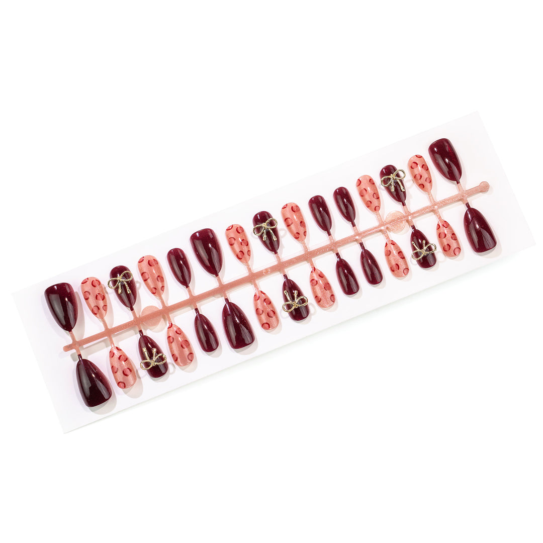 Kreatives Leoparddruck Press-On Nail Art Set