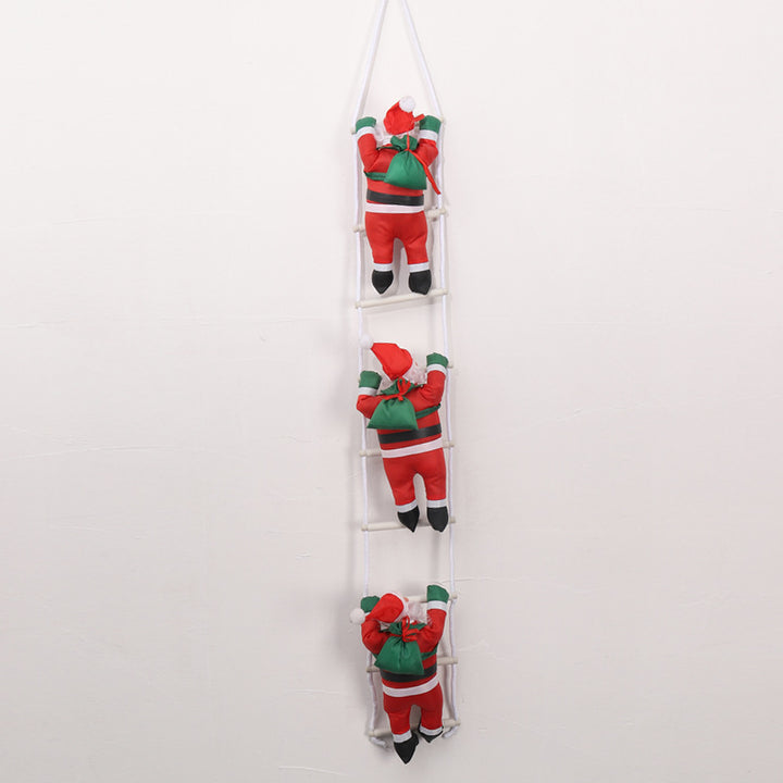 Dekorative Weihnachtsmann-Kletterfigur Karnz