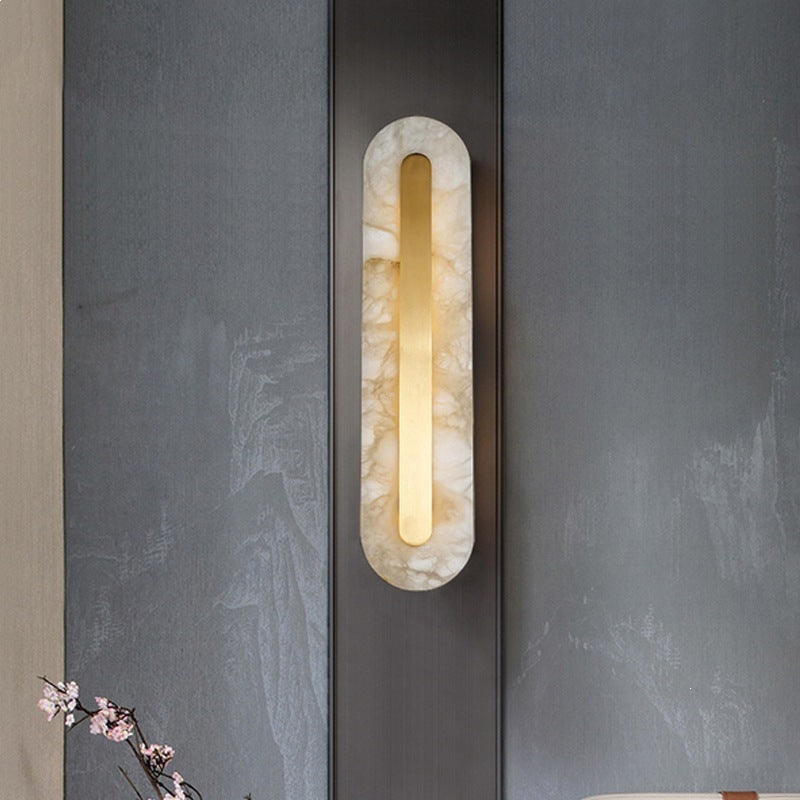Moderne Alabaster Wandleuchte