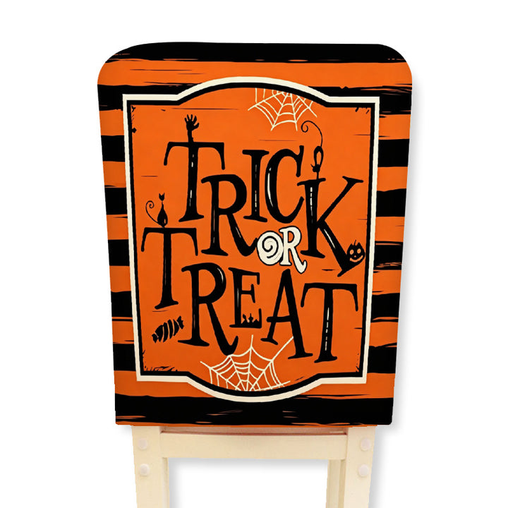 Stretch-Stuhlhusse für Esszimmerstühle mit Halloween-Hexenprint