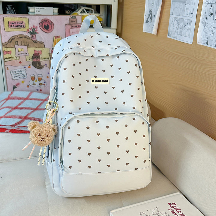 Herz-Muster Freizeit Rucksack Karnz