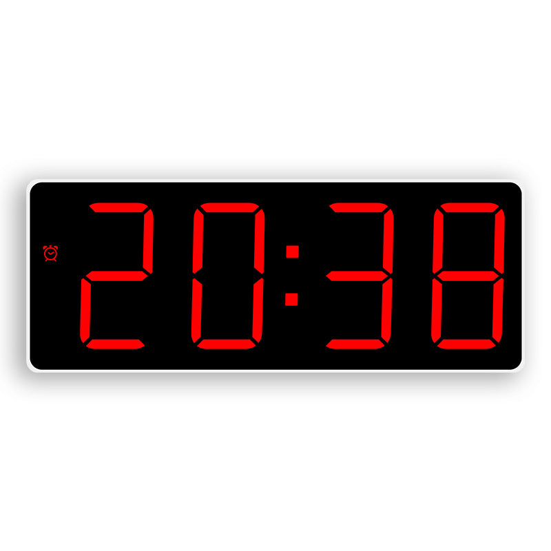 Digitale Wanduhr mit großem LED-Display Karnz