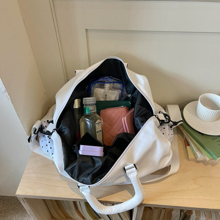Stilvolle gepunktete Reis-Tasche Karnz