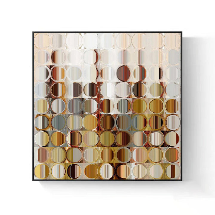 Moderne geometrische Leinwandkunst Wanddekoration