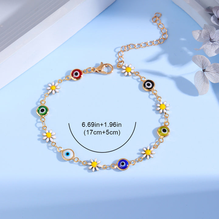 Charmante Daisy und böse Augen Armband Karnz